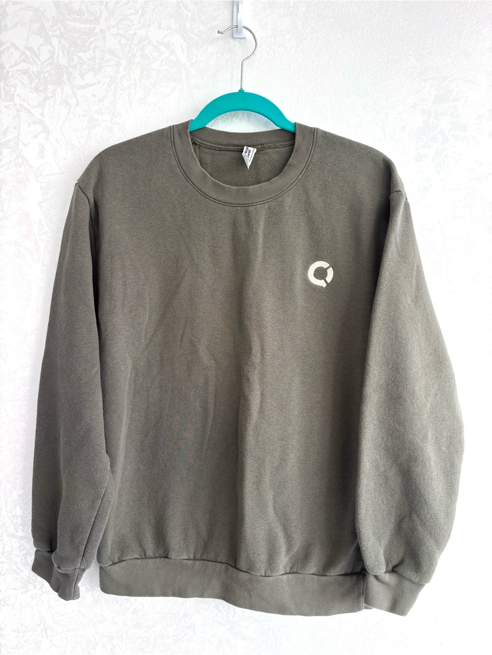 American Apparel Olive Green Crewneck Sweatshirt size SP